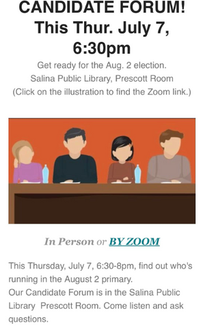 Candidate Forum at Salina Public Library