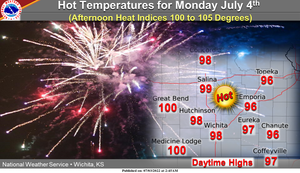 Hot Temps Expected For 4th