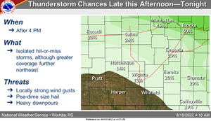 Storm Chances Late Today