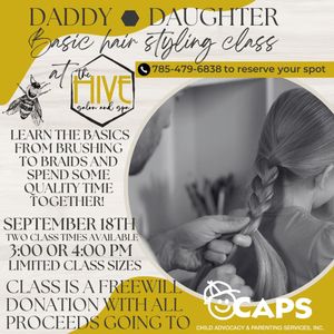 Daddy Daughter Basics Hairstyling Class