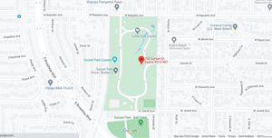 Grass Fire in Sunset Park