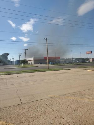 Grass Fire in West Salina