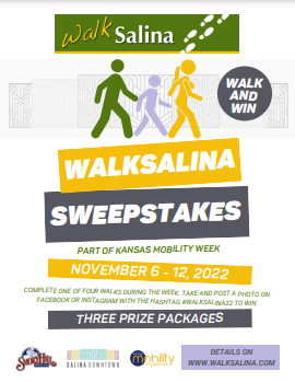 WalkSalina Partners to Celebrate Kansas Mobility Week 2022