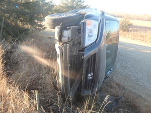 UPDATE: No Serious Injuries in Rollover Accident