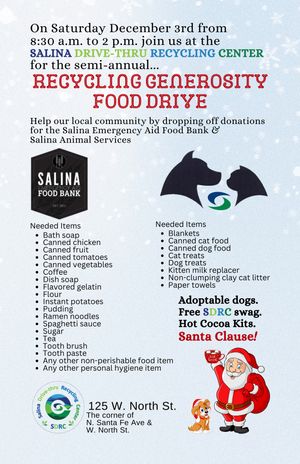 Recycling Generosity Donation Drive