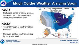 Much Colder Weather Coming