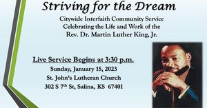 Celebration of the Life & Work of Rev Dr. Martin Luther King, Jr