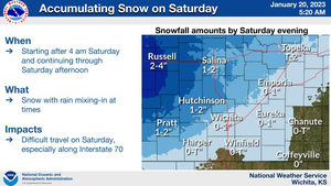 Accumulating Snow Saturday