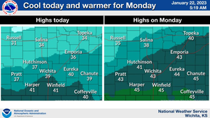 Cool Today & Warmer Monday