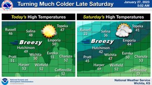 Warm Today, Turning Much Colder Saturday Night