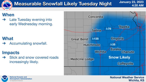 Snow Possible Tuesday Night