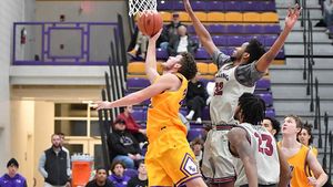 KWU Coyotes Hold on to get Past Tabor 74-71, Monson Moves up on All-Time List