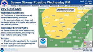 Severe Storms Possible Wednesday