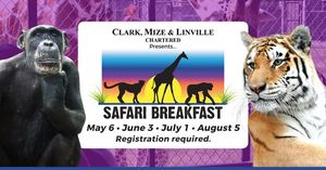 Breakfast with the Chimps at Rolling Hills Zoo