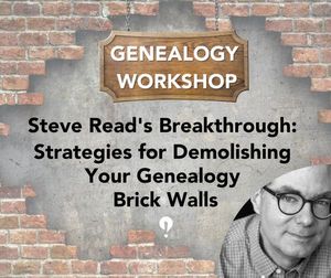 Steve Read Geneology Presentation