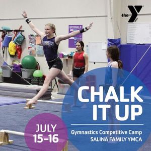 Chalk It Up at the YMCA Gymnastics Competitive Camp