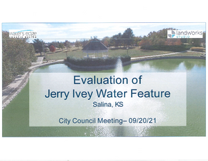 City Commission Approves Bid Awards for Jerry Ivey Pond Demolition