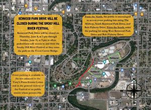 Kenwood Park Dr to be Closed During the Smoky Hill River Festival