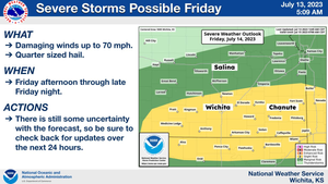 Severe Storms Possible Friday