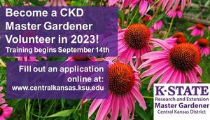 Master Gardener training begins September 14th