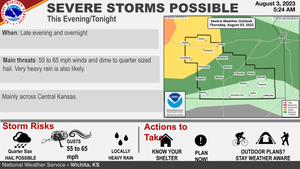 Severe Storms Possible Tonight
