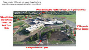 Temporary Changes at South High School Parking Lots