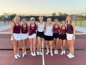 Salina Central Varsity Tennis Dominates Quadrangular Event