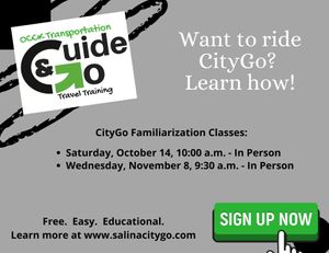 OCCK Transportation Offering In Person & Virtual Classes on CityGo, 81 Connection, & other Transit Options For Fall 2023
