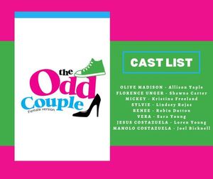 Theatre Salina Announces Cast of The Odd Couple