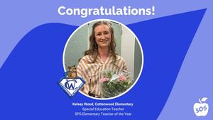Cottonwood Elementary Teacher is Special Education Teacher of the Year