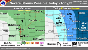 Severe Storms Possible Today