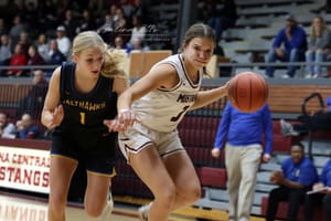 Hutch Salthawks Too Much to Handle for the Central Mustangs 56-36 (Photo Gallery)