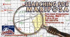 Searching for Mariposa, a First Thursday Presentation