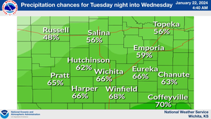 Chance For Rain Tuesday Night