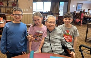 Cottonwood Third Graders & Elders Unite at Presbyterian Manor