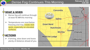 Dense Fog Continues This Morning