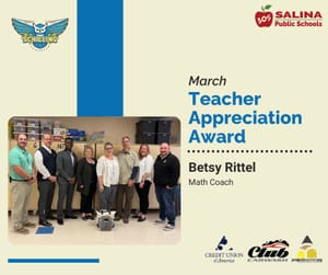 Betsy Rittel Receives Teacher Appreciation Award