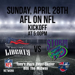 Salina Liberty Gears Up for Season Opener, Airing Live on NFL Network This Sunday