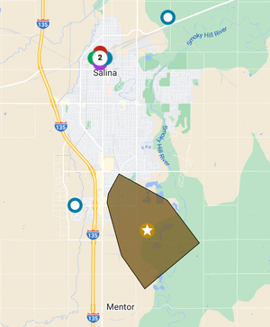 Evergy Reports Outage to 721 Salina Homes