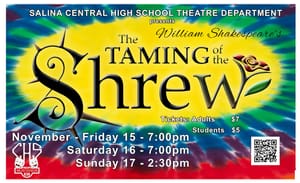 Mustangs Central High School Theatre presents The Taming of the Shrew