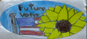 Jaise Fetherston's Sticker Design Shines as Coronado Elementary and Saline County Promote Civic Duty
