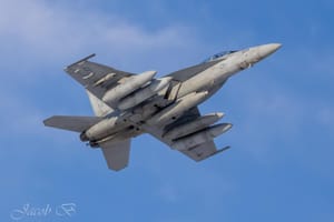 The Sound of Power: F/A-18 Super Hornets Heard Over Salina