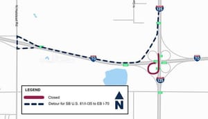 Bridge Repair Work to Impact I-135, I-70 Interchange Next Week