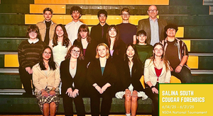 Salina South Forensics Team Shines at State Championship, Prepares for Nationals