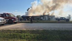 Mobile Home Destroyed in Fire Caused by Unattended Grill, One Person Injured