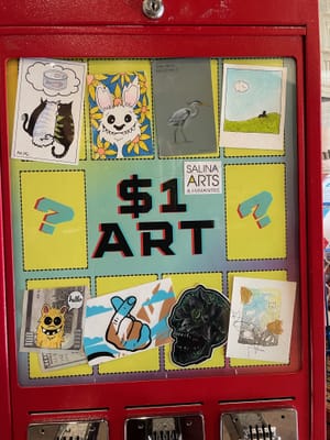 Tiny Art Vending Machine Sells Nearly 900 Works in Salina