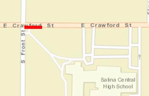 Temporary Lane Closure On Crawford