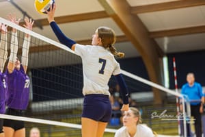 Sacred Heart Volleyball Takes on Southeast of Saline (Photo Gallery)