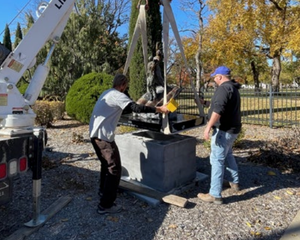Award-Winning Sculpture Installed at Salina War Memorial