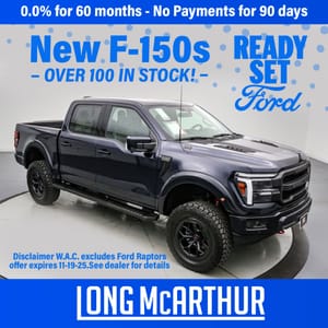 Sponsored: Long McArthur Ford Announces New 0% Financing Offer on F-150 Models